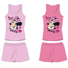  Disney Minnie egér pamut nyári együttes - trikó-rövidnadrág szett - rózsaszín - 122