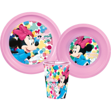 Disney Minnie Feel Good étkészlet, műanyag szett babaétkészlet