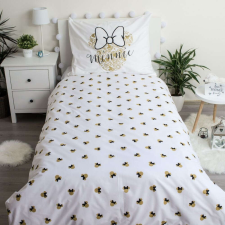 Disney Minnie Gold ágyneműhuzat 140×200cm, 70×90 cm lakástextília
