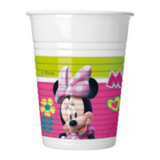 Disney Minnie Happy Helpers műanyag pohár 8 db-os 200 ml party kellék