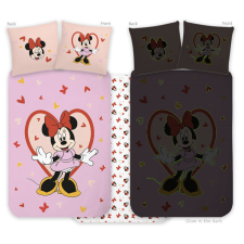 Disney Minnie Heart sötétben világító gyerek, ovis ágyneműhuzat 100x135cm, 40x60cm babaágynemű, babapléd