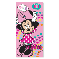 Disney Minnie Hearts fürdőlepedő, strand törölköző 70x137 cm (Fast Dry) babatörülköző, kifogó