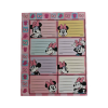  Disney Minnie Joy füzetcímke matricával 16 db-os