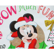 Disney Minnie karácsonyi mintás pizsama - 98-as méret gyerek hálóing, pizsama
