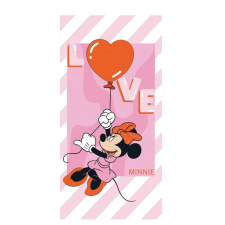 Disney Minnie Love fürdőlepedő, strand törölköző 70x140cm babatörülköző, kifogó
