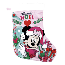  Disney Minnie Noel karácsonyi kandalló zokni, csizma 42 cm