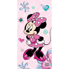 Disney Minnie Pink Bow fürdőlepedő, strand törölköző 70x140cm lakástextília