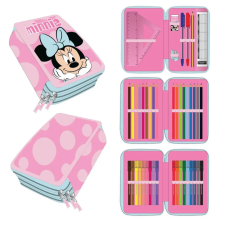 Disney Minnie Pink Dots tolltartó töltött 3 emeletes tolltartó