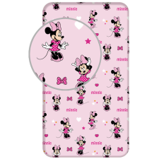 Disney Minnie Pretty in Pink gumis lepedő 90x200 cm babaágynemű, babapléd