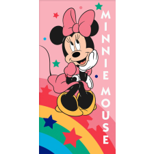 Disney Minnie Rainbow Star fürdőlepedő, strand törölköző 70x140 cm babatörülköző, kifogó