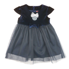  Disney Minnie rövid ujjú| tüllös bársony ruha (méret: 74-116)