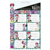 Disney Minnie Smiles füzetcímke MATRICÁVAL 16 darabos