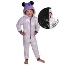  Disney Minnie sötétben világító gyerek hosszú pizsama, overál 5 - 6 év / 110 - 116 cm