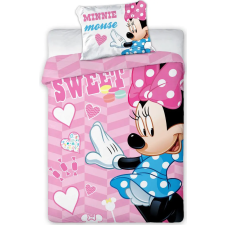 Disney Minnie Sweet gyerek, ovis ágyneműhuzat 100×135cm, 40×60 cm lakástextília