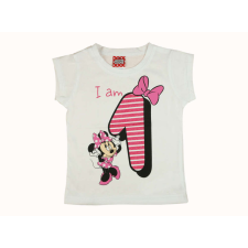 Disney Minnie szülinapos kislány póló 1 éves - 92-es méret gyerek póló