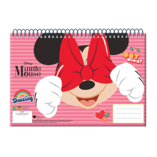 Disney Minnie Wink A/4 spirál vázlatfüzet, 30 lapos füzet