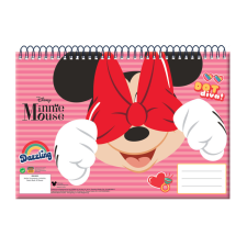 Disney Minnie Wink A/4 spirál vázlatfüzet, 30 lapos füzet