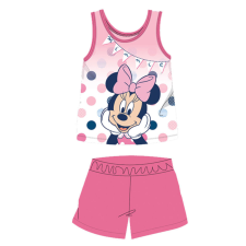 Disney Nyári ujjatlan pamut baba pizsama - Disney Minnie egér - rózsaszín - 80 gyerek hálóing, pizsama