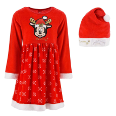Disney Plüss Ruha Disney Minnie egér mikulás sapkával 4 év (104 cm)