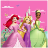 Disney Proncess, Hercegnők Create Your World szalvéta 20 DARABOS, 33x33 cm Nr3