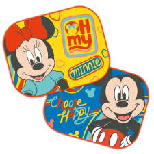 Disney Seven Polska árnyékoló 2 db-os 44x35cm Mickey és Minnie sárga-kék autós napvédő