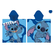 Disney Stitch gyorsan száradó poncsó - 55x110 cm lakástextília