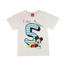 Disney szülinapos fiú Póló - Mickey Mouse (5 éves) - 110-es méret