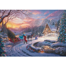 Disney Társasjáték: Hamupipőke és a Herceg Karácsonykor, 1000 darabos kirakó puzzle, kirakós