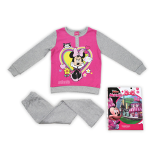Disney Téli pamut gyerek pizsama - Minnie egér - szürke - 116 gyerek hálóing, pizsama