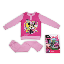 Disney Téli pamut gyerek pizsama - Minnie egér - világosrózsaszín - 122 gyerek hálóing, pizsama