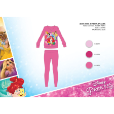 Disney Téli pamut interlock gyerek pizsama - Disney Hercegnők - rózsaszín - 98 gyerek hálóing, pizsama