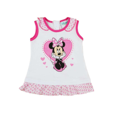 Disney ujjatlan Kislány ruha - Minnie Mouse #fehér - 80-as méret lányka ruha