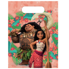 Disney Vaiana Disney Vaiana Sailing Spirit műanyag ajándéktasak, ajándékzacskó 6 db-os party kellék
