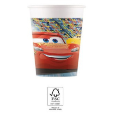 Disney Verdák Arena Race papír pohár 8 db-os 200 ml FSC party kellék