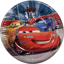  Disney Verdák Arena Race papírtányér 8 db-os 20 cm party kellék