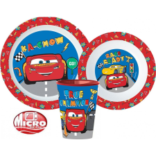  Disney Verdák étkészlet, micro műanyag szett, pohárral 260 ml babaétkészlet