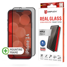 Displex Real Glass Screen Protector privacy iPhone 14 mobiltelefon kellék