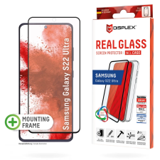 Displex Real Glass Screen Protector Samsung Galaxy S22 Ultra fekete mobiltelefon kellék