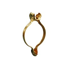  díszcsipesz nagy karikás antikolt lakástextília