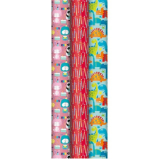 Díszcsomagoló tekercses Clairefontaine 70x200 cm 57g általános, gyermekmintás, 3 minta mintás csomagolópapír