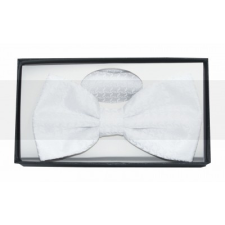  Díszdobozos mintás csokornyakkendő szett - Fehér mintás ajándéktárgy