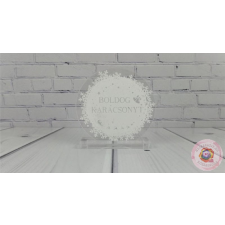 DÍSZES KÖR PLEXI 7X7CM dekorációs kellék