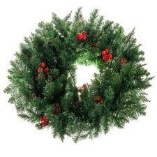 Díszítő karácsonyi koszorú ajtóra adventi koszorú