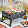 DiszkontMarket Asztali faszenes grillsütő - Modern, összecsukható, hordozható