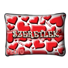  Díszpárna, szívek, szeretlek lakástextília