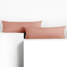  Díszpárnahuzat AMBER szín korallpiros stílus klasszikus anyag dzsörzé 40x200 DecoKing lakástextília