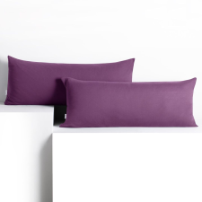 Díszpárnahuzat AMBER szín lila stílus klasszikus anyag dzsörzé 40x120 DecoKing lakástextília