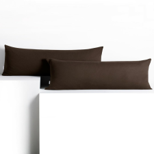 Díszpárnahuzat AMBER szín sötétbarna stílus klasszikus anyag dzsörzé 40x200 DecoKing lakástextília