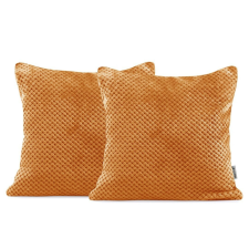 Díszpárnahuzat HENRY szín vörös jacquard dombornyomott motívum geometrikus 45x45 decoking lakástextília