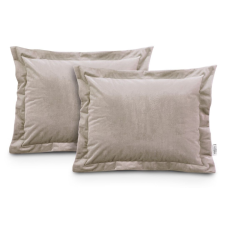  Díszpárnahuzat VELVET szín bézsszínű stílus glamour bársony 50x70 ameliahome lakástextília
